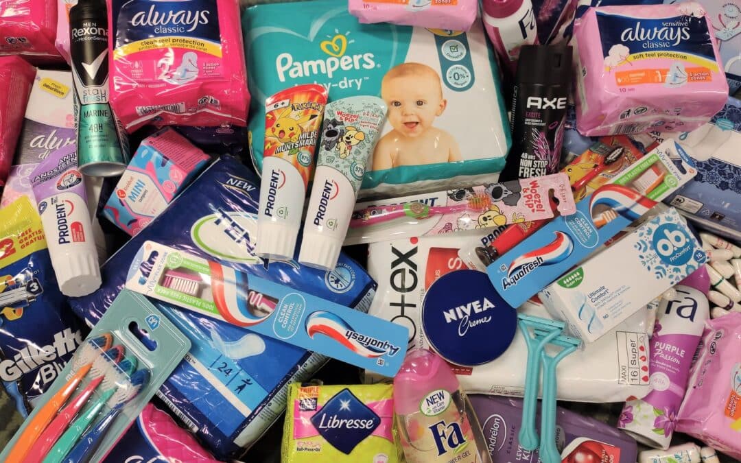 Wij zitten te springen om hygiëneproducten, help je mee?