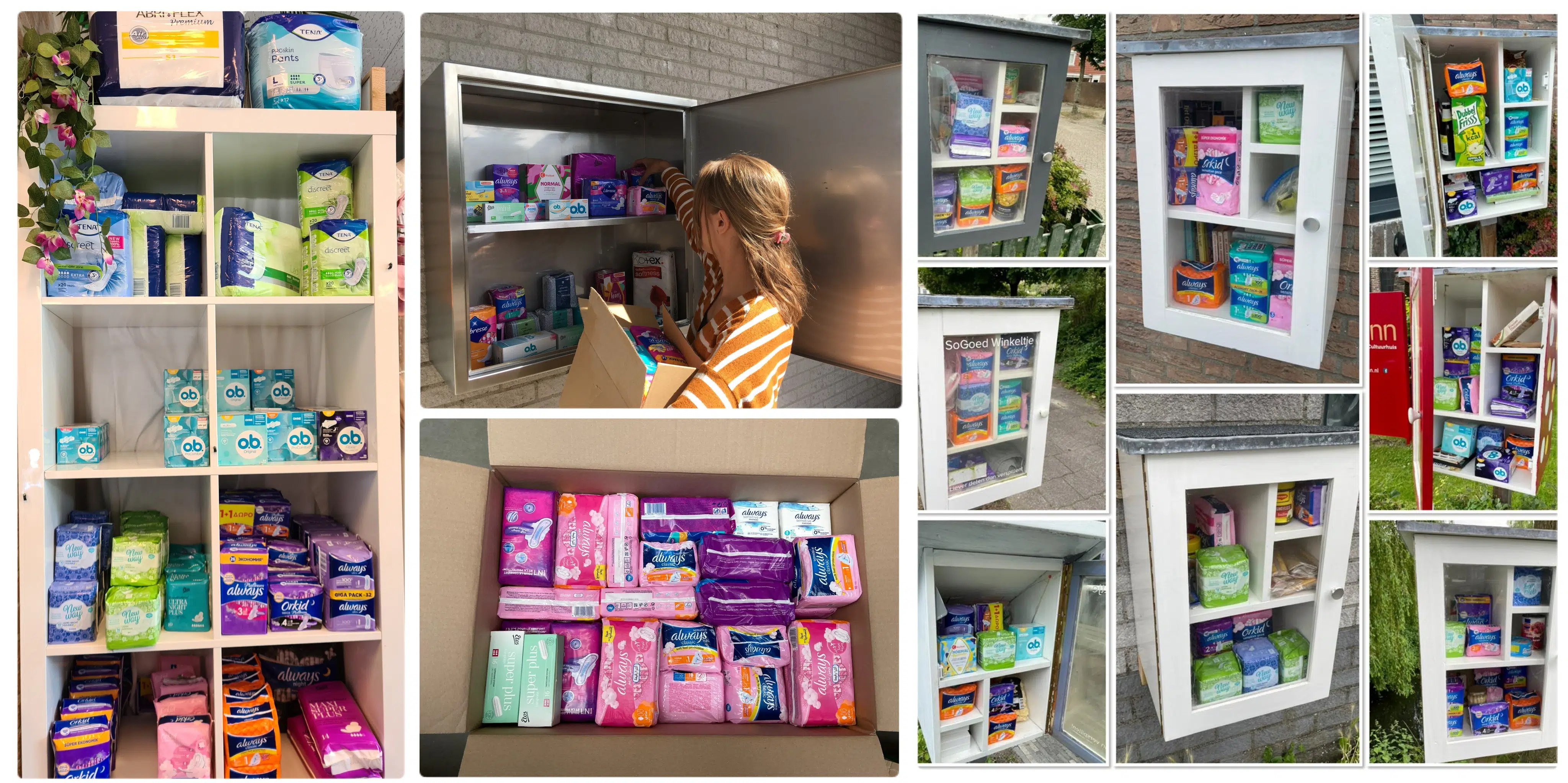 collage uitgiftepunten