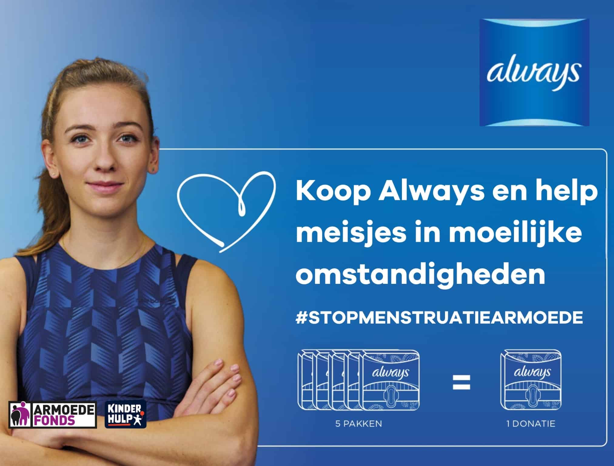 Koop Always en #StopMenstruatieArmoede