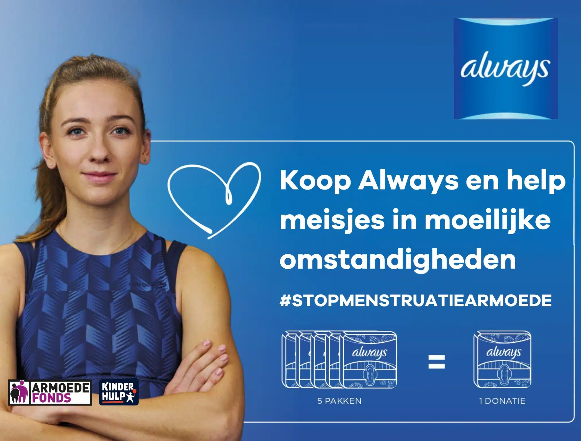 Koop Always en #StopMenstruatieArmoede