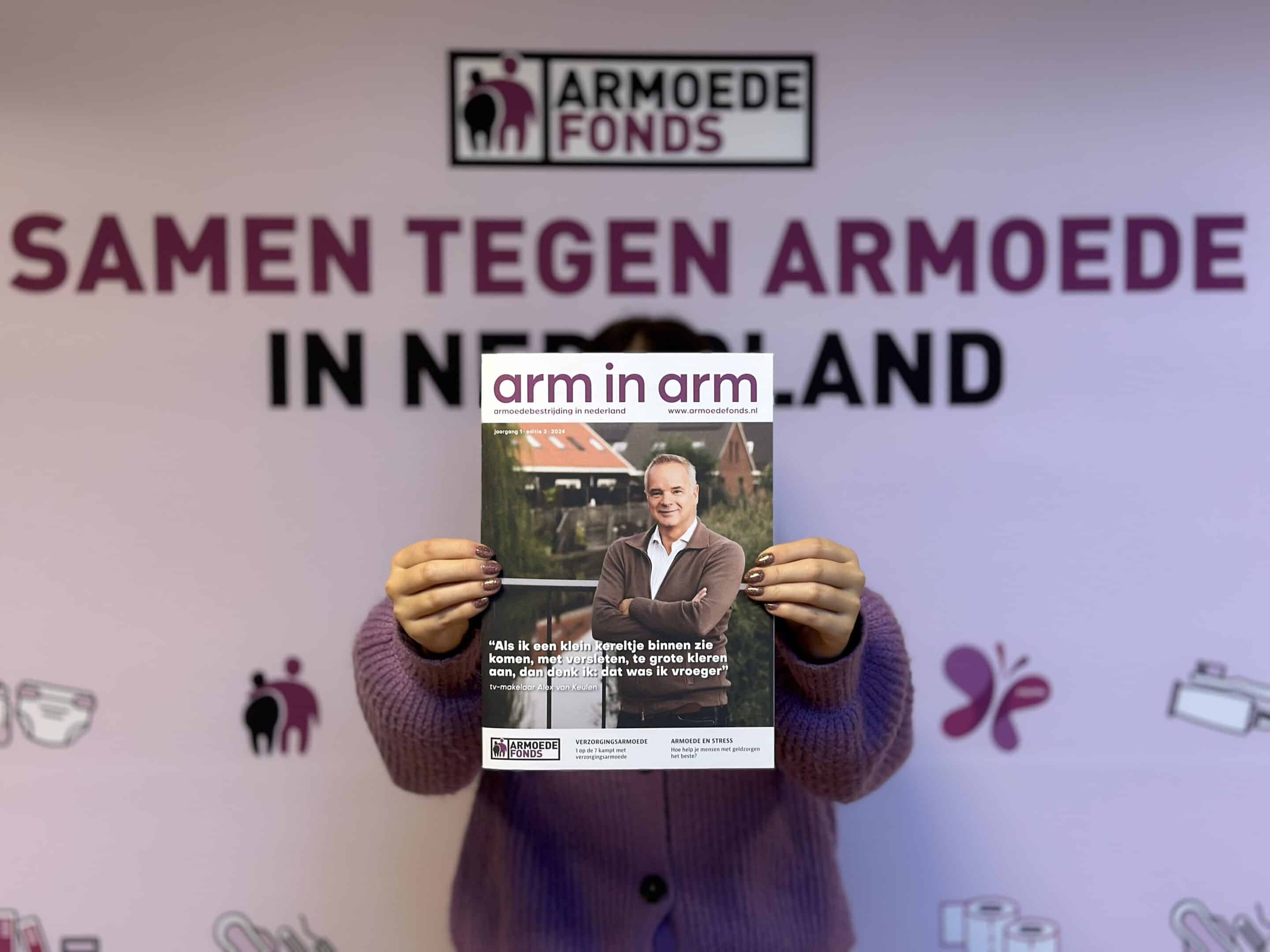Arm in Arm 2 Magazine Arm in Arm met op de cover tv-makelaar Alex van Keulen