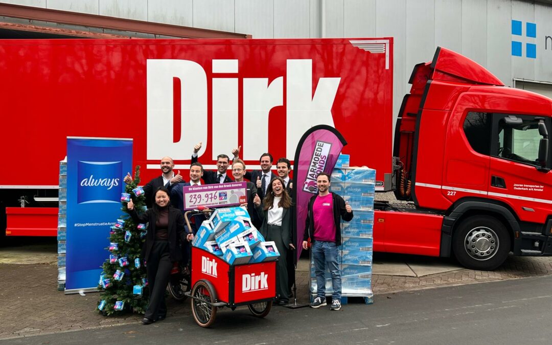 Supermarktketen Dirk van den Broek draagt bij aan toegankelijk maken menstruatieproducten